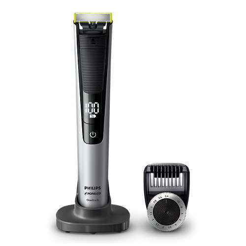 Philips Norelco OneBlade Pro Wet Dry Electric Shaver with 14-Length Comb