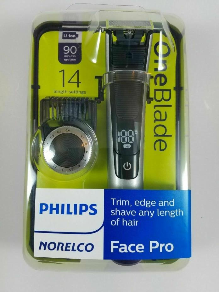 PHILIPS NORELCO ONEBLADE ONE BLADE FACE PRO TRIMMER SHAVER QP6520/70 BRAND NEW