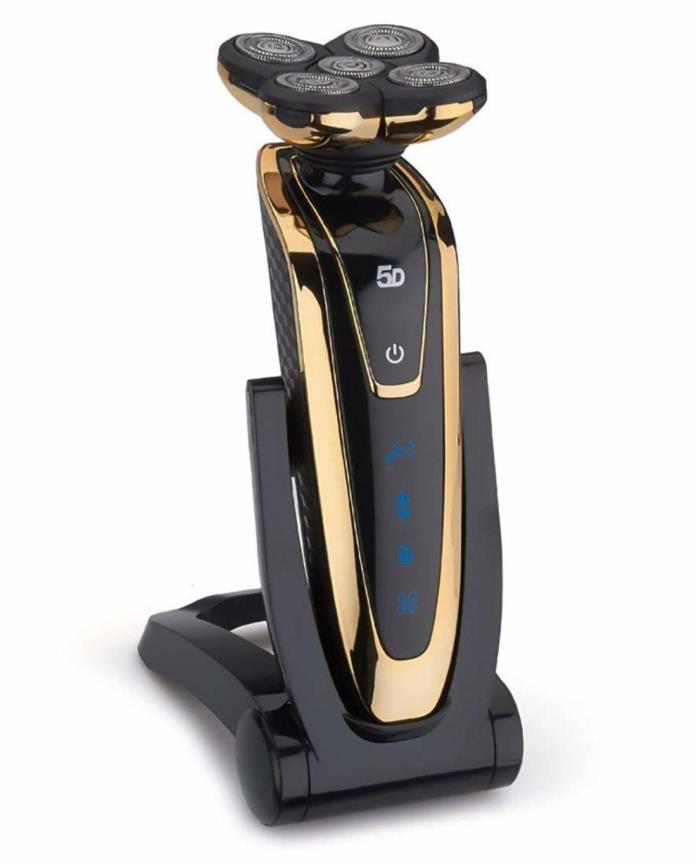 Shaver, LEDTEEM Five Floating Cutting Heads Electric Mens Shaver Rechargeable
