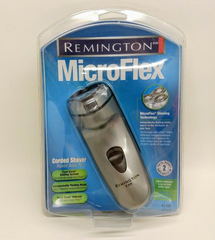 NEW Remington Microflex Corded Shaver Model R835 Trimmer NOS Sealed R 835