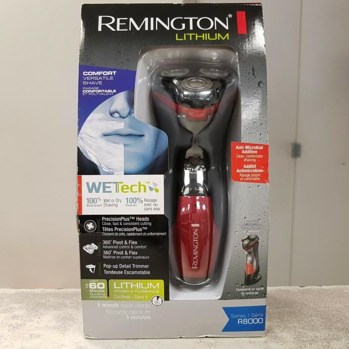 Remington PR1385 R8 WetTech Power Series Electric Rotary Shaver NEW