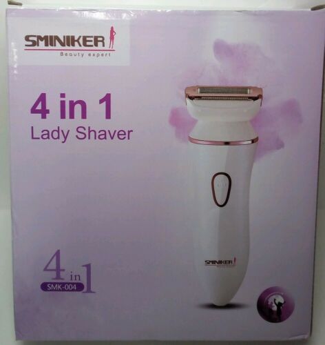 Sminiker Professional 2018 Version Womens Electric Razor 4 in 1 Rechargeable Lad