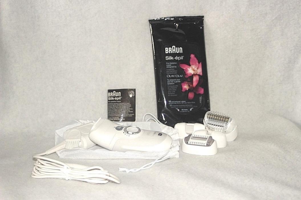 BRAUN Silk-épil 7-5377 ~ Woman's Electric Shaver Rechargeable Wet&Dry *XCLT