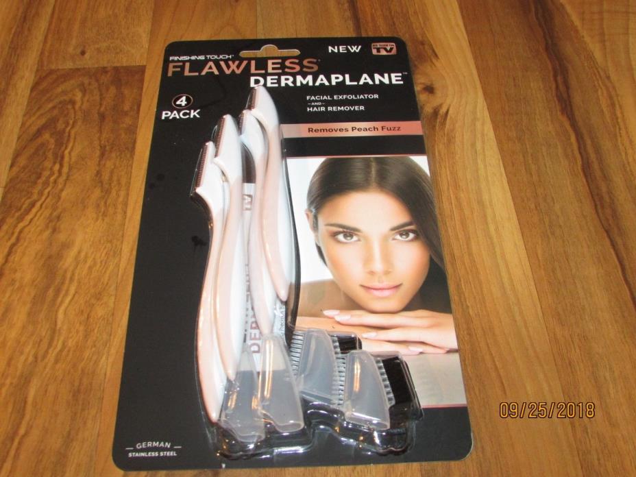 FINISHING TOUCH FLAWLESS DERMAPLANE SET OF 4, NEW-FREE SHIPPING