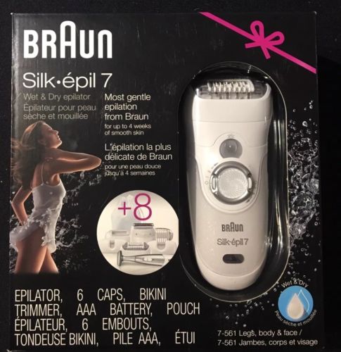 Braun Silk Epil 7 Wet & Dry Epilator & Bikini Trimmer**NIB FACTORY SEALED**7-561