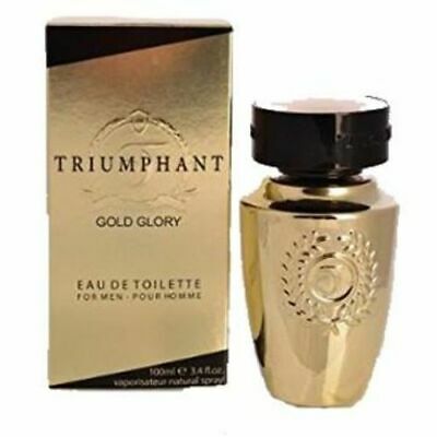 TRIUMPHANT GOLD GLORY by Nu Parfums EDT 3.4 OZ SP Men