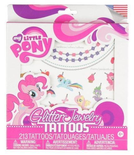 Savvi My Little Pony Glitter Jewelry Glitter Tattoos 213 Tattoos Stocking Party