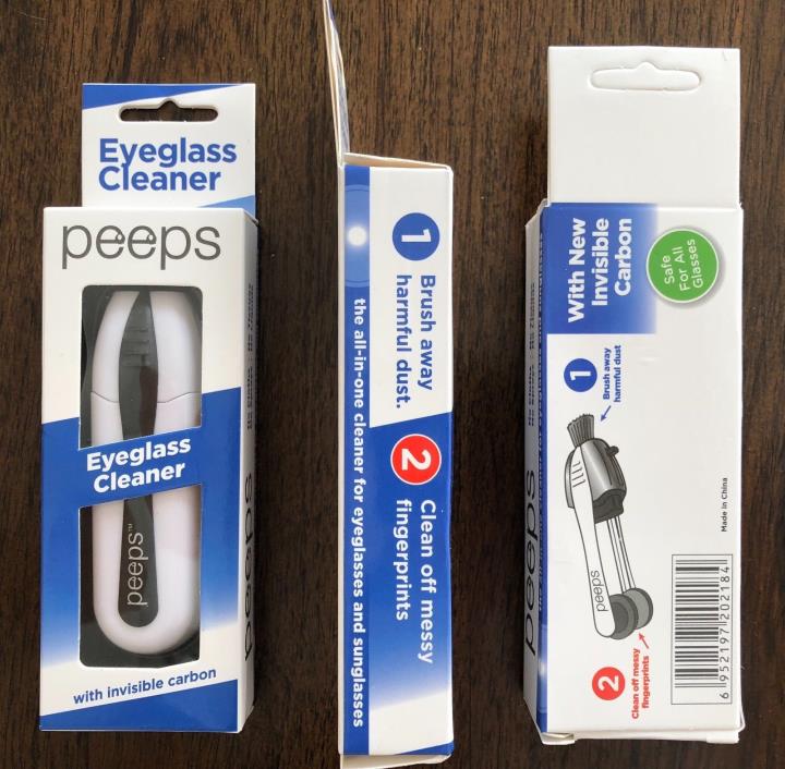 US Stock Peeps Eyeglass Sunglass All In One Cleaner Brush Tool for Glasses