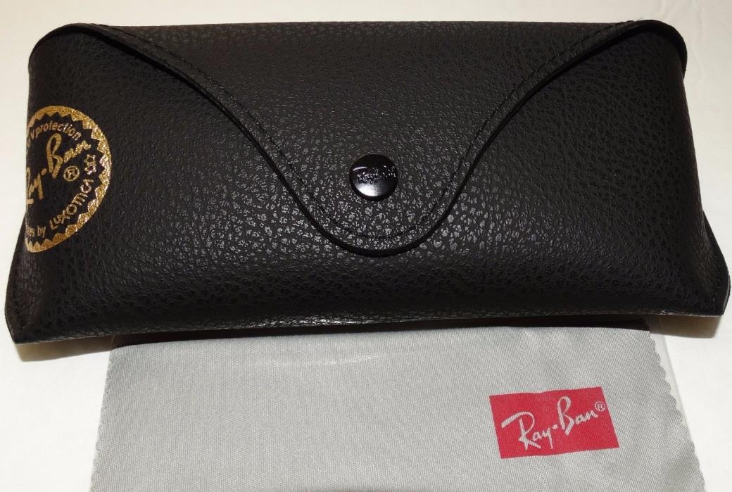 Ray Ban Black Leather Glasses Case