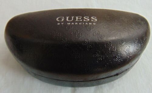 GUESS Hard Clamshell Eye or Sun Glasses Case - Larger Size, Lined Inside