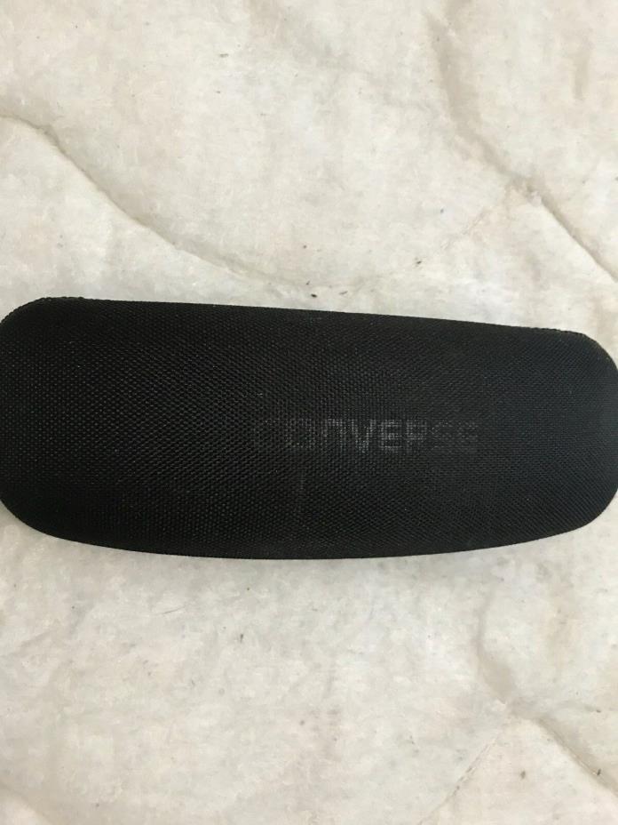 Converse eyeglass sunglasses case black hard clam shell case Pre-owned A2