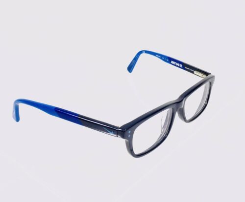 NIKE 5535 Kids JUST DO IT 412 Blue Square Rx Eyeglasses Frames 45-14 125