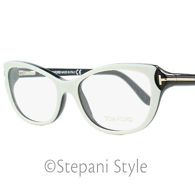Tom Ford Oval Eyeglasses TF5286 024 Size: 52mm Ivory/Black 5286