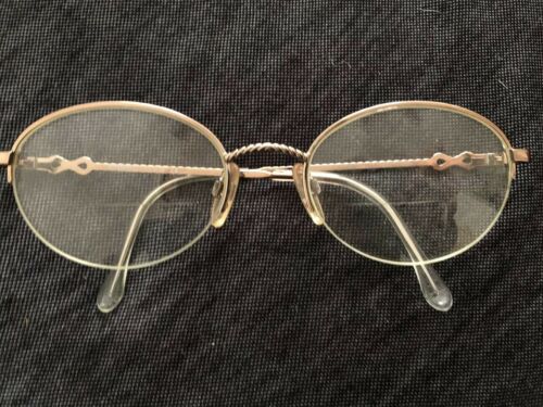 Yves Saint Laurent Italy 4102 Y328 Eyeglasses Frames 51-19-135 Half Rim Rimless