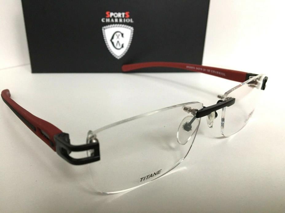New Charriol Sport Titanium SP 23057A C4 54mm Rimless Men's Eyeglasses Frame