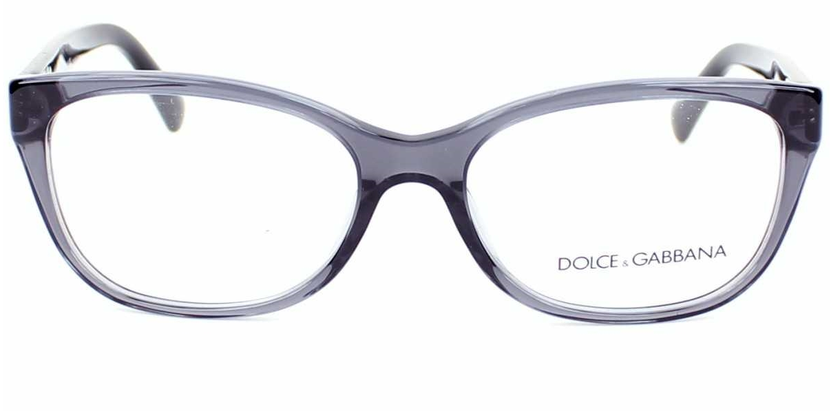NEW Dolce&Gabbana DG 3136 1861 Eyeglasses Transparent Gray Eyeglasses 55-16-140