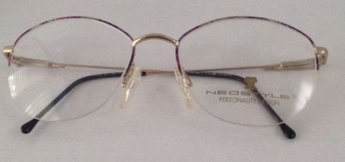 NEOSTYLE Personality Design Multi-Color Semi-Rimless Eyeglass Frame Office 501