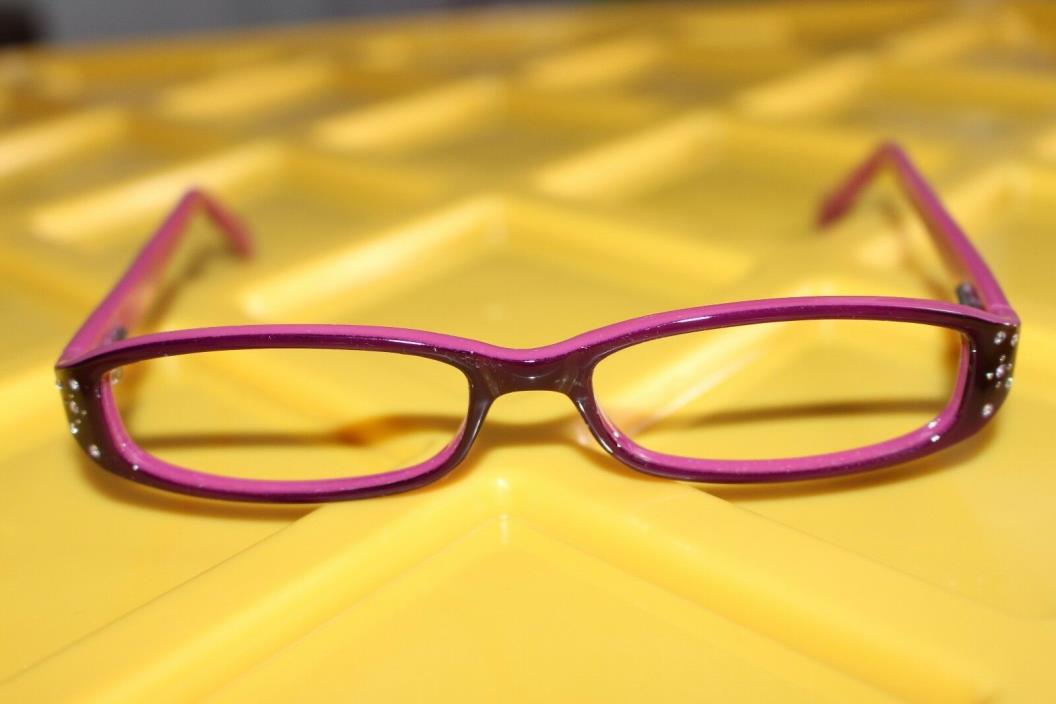 Capri Women's Megan Eyeglasses Frame Purple 51-16-135