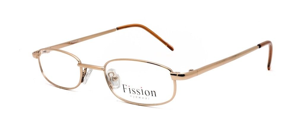 NEW FISSION BROWN 008 EYEGLASSES SIZE:46-20-135