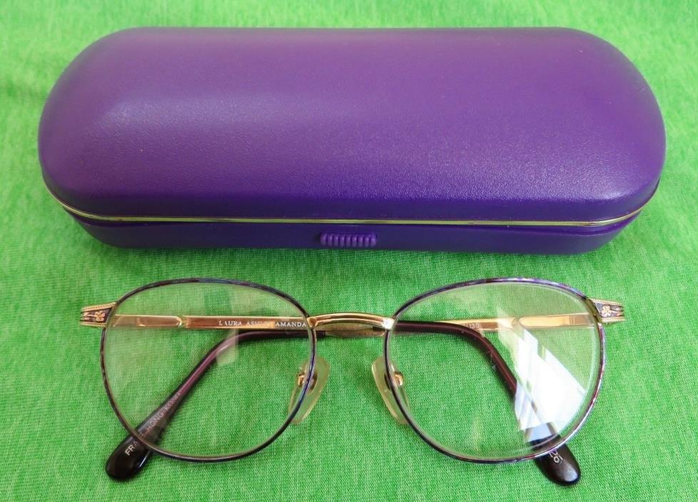 Vintage Laura Ashley Amanda Tutti-Frutti Girls Eyeglasses Frames w/ Case
