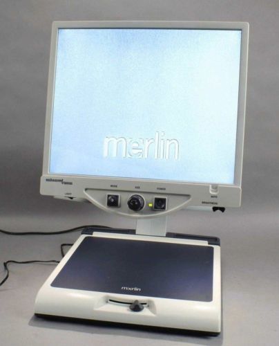 Merlin Enhanced Vision MRVE19A-VA Low Vision Table Top Magnifier, 19