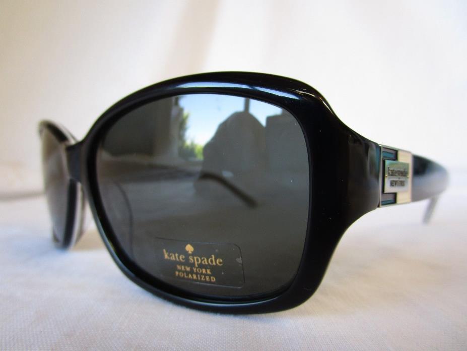 KATE SPADE SUNGLASSES FRAME ANNIKA/S JBHP BLACK SILVER SPARKLE NEW & AUTHENTIC