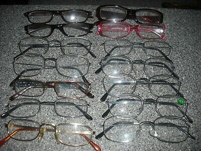 LOT OF 14 READING GLASSES   FREE SHIPPING