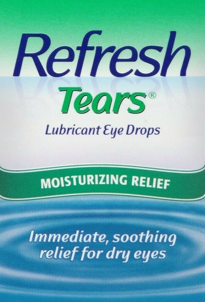 5 Pack - Refresh Tears Lubricant Eye Drops .5 fl oz. (15 ml)