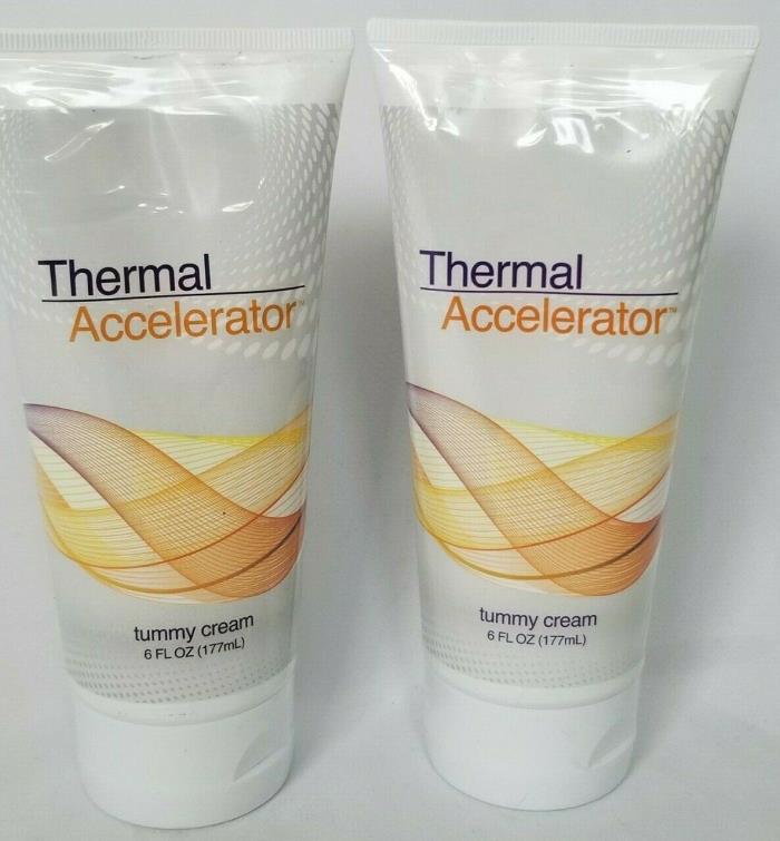 Lot of 2 Thermal Accelerator Tummy Tuck Cream 6 oz FACTORY SEALED New
