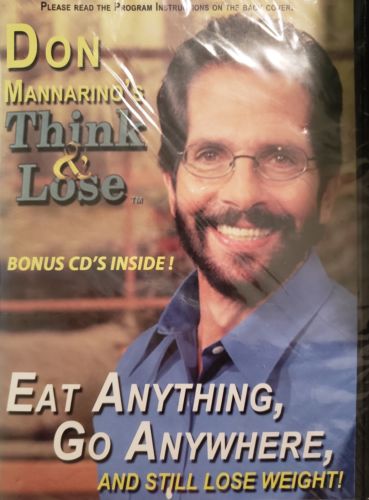 Think and Lose, Weight Loss, By Don Mannarino DVD & CD New