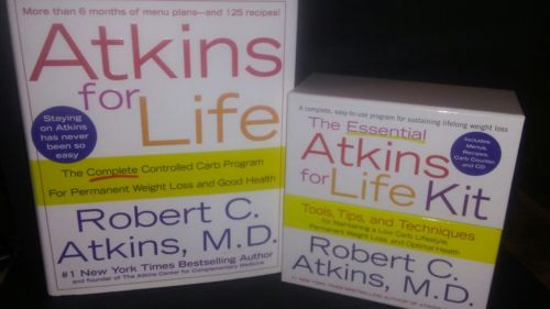 Essential Atkins for Life kit, And hard covered Atkins for life book