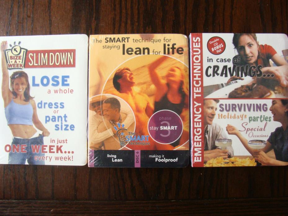 The Smart Technique Weight Loss CDs - Set: Lean Phase 3,  Emergency, Slimdown