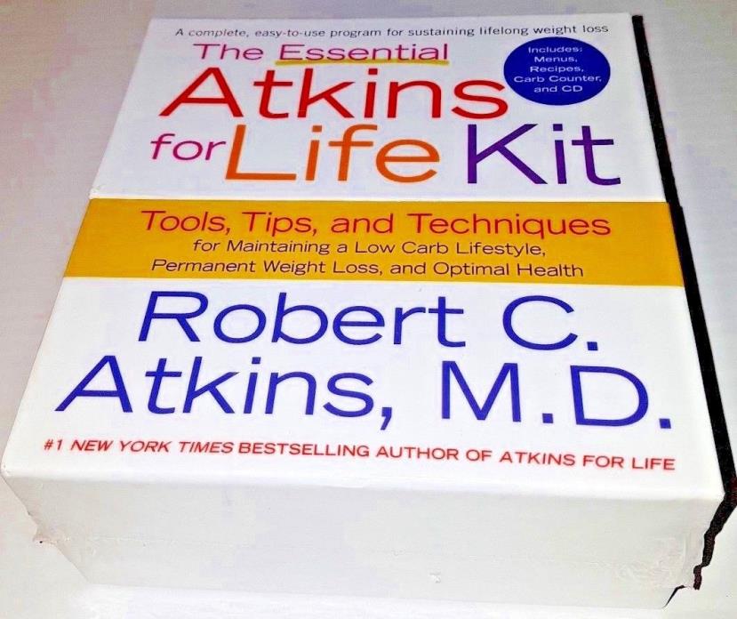 Essential ATKINS Life Kit Tools Tips Techniques Low Carb Lifestyle Weight Loss