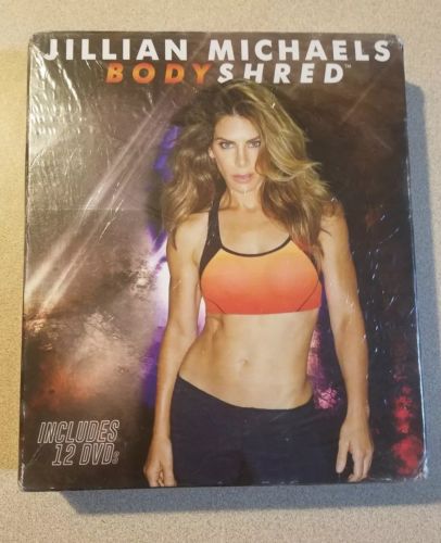 Jillian Michael BODYSHRED Body Shred 12 DVD Exercise Diet Complete System Kit