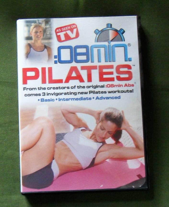 :08 Min Pilates: Basic, Intermediate and Advanced DVD