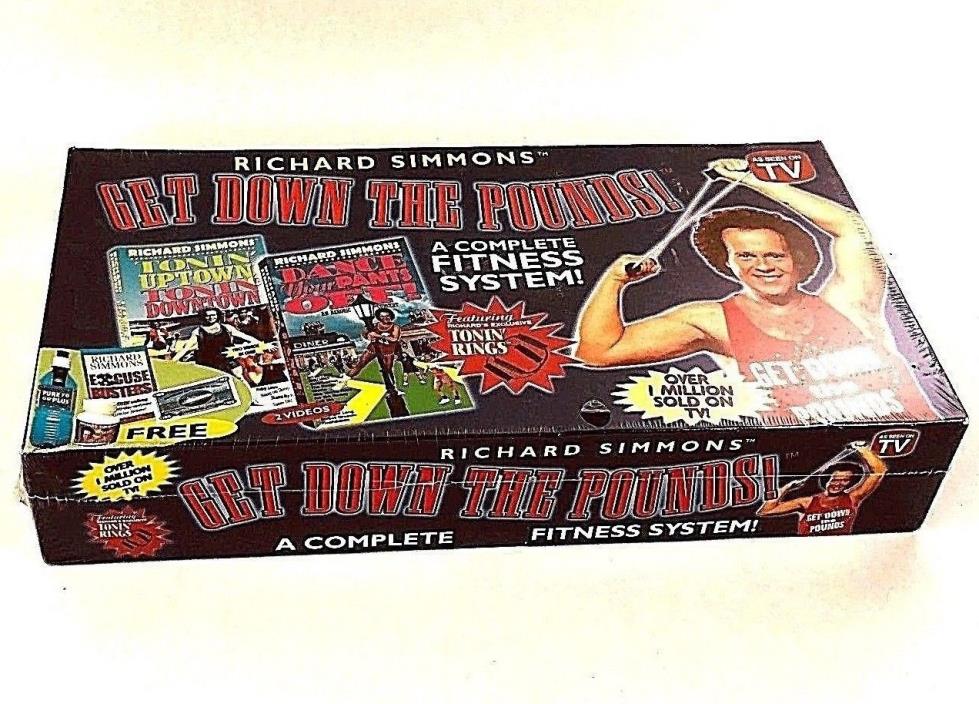 Richard Simmons get down the pounds sealed box collector vintage 1998
