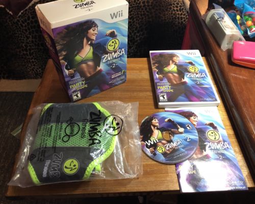 Zumba Fitness 2 (Nintendo Wii, 2011) with Belt - The Biggest Loser - Fitness Ult