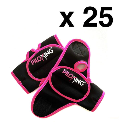 Lot (25) PILOXING Pair of 1/2Lb Weighted Gloves Women Workout/Fitness/Kickboxing