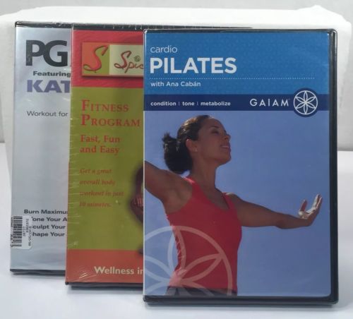 3 New DVDs Workout Fitness Pilated