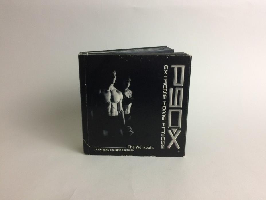 P90X Extreme Home Fitness The Workouts Complete 12 DVD Set Discs in Good Cond.