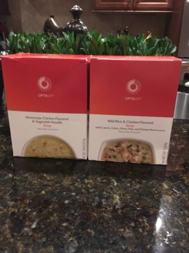 Medifast Optavia Wild Rice Chicken Soup & Chicken Noodle Soup! 12 Fuelings!