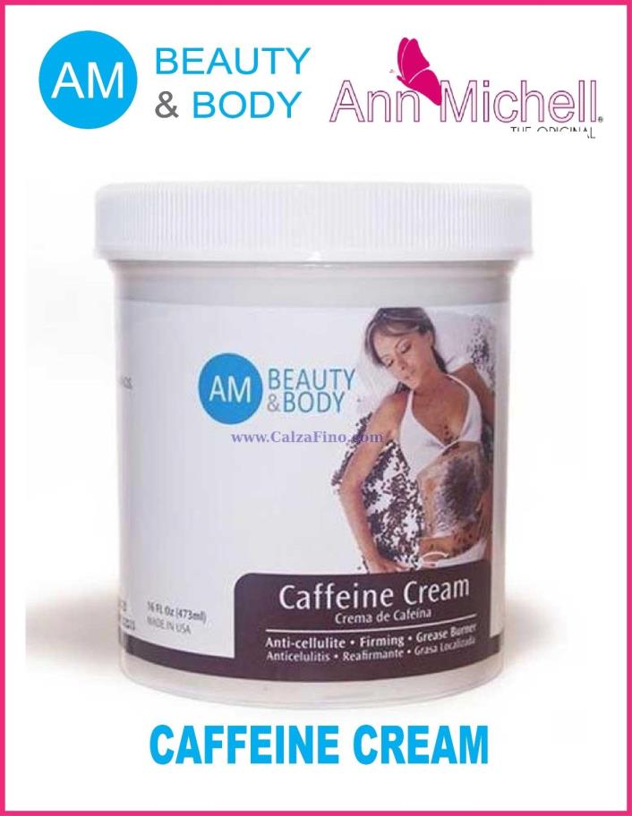 ANN MICHELL CAFFEINE CREAM. anti Cellulite- Firming- Grease Burner 16 Fl. Oz.