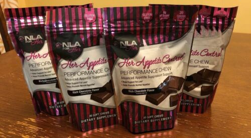 NLA For Her APPETITE CONTROL Performance Chew Weight 4 X 30 Chews CHOCOLATE