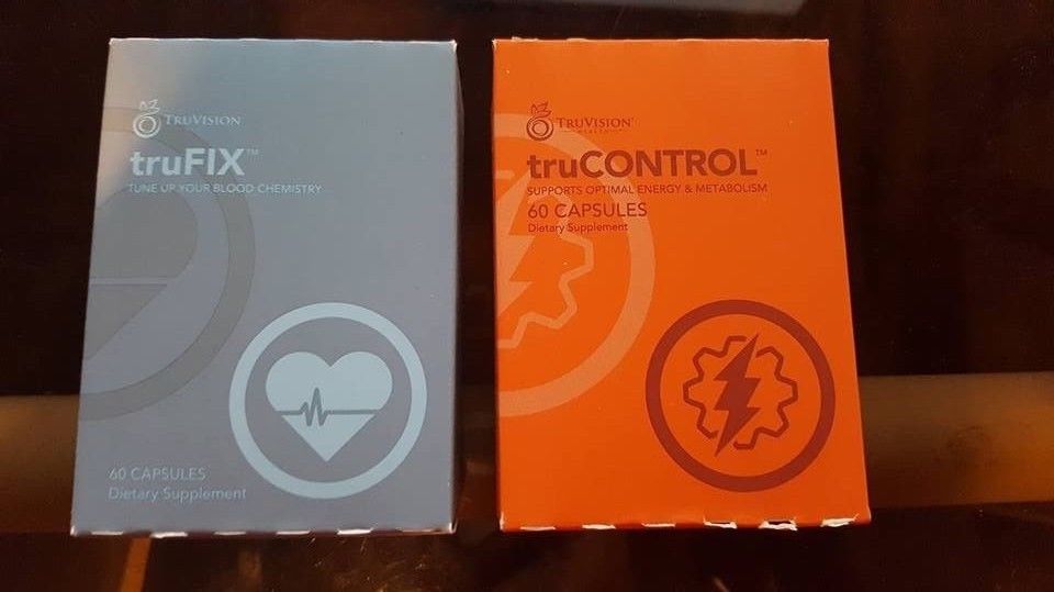 Truvision TruControl & Trufix 1 Month Supply 60 pills each