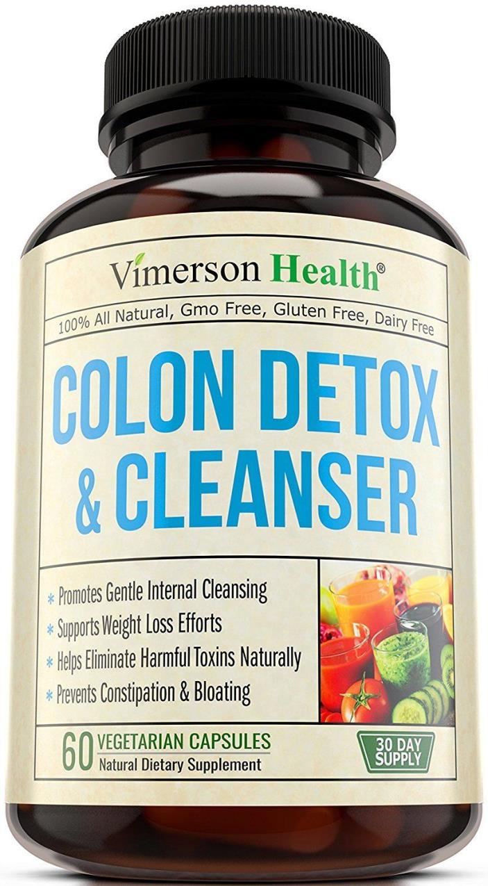 Colon Detox Cleanse & Weight Loss Supplement - 100% All Natural, Flush Toxins