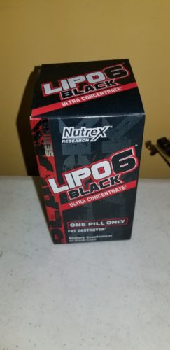 Nutrex Research Lipo-6 Black Ultra Concentrate Weight Loss Pills 60 count