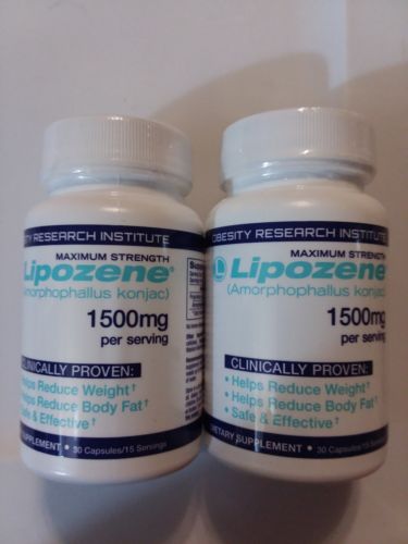 2 Pack Lipozene Maximum Strength Weight Loss aid 60 capsules Free Shipping! 2020