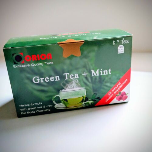New Orion Green Tea With Mint. t*tok or cleanse. 30pk