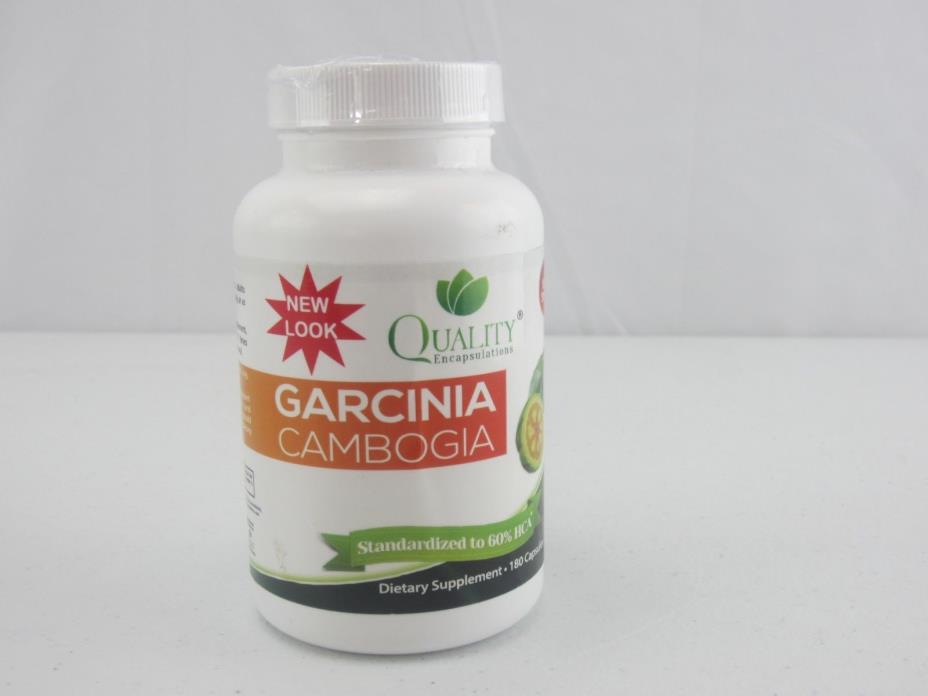 Quality Encapsulations Garcinia Cambogia Lose Weight 180 Caps Exp 7/2021 NEW