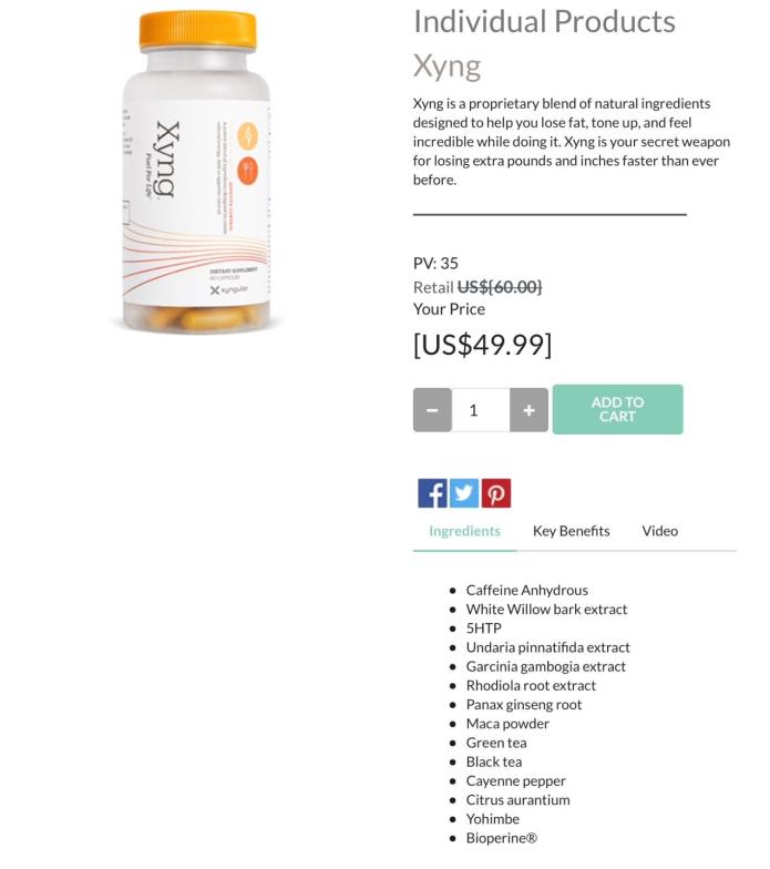 XYNGULAR BEST SELLERS WIEGHT LOSS | XYNG, ACCELERATE,  CHEAT | Free Shipping